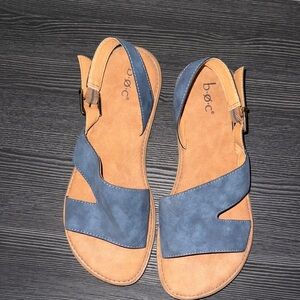 b.o.c. Women's Sandals in Blue and Tan